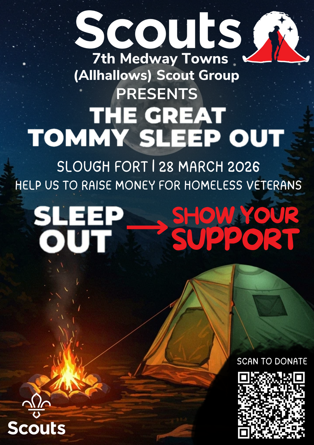 The Great Tommy Sleep Out 2026